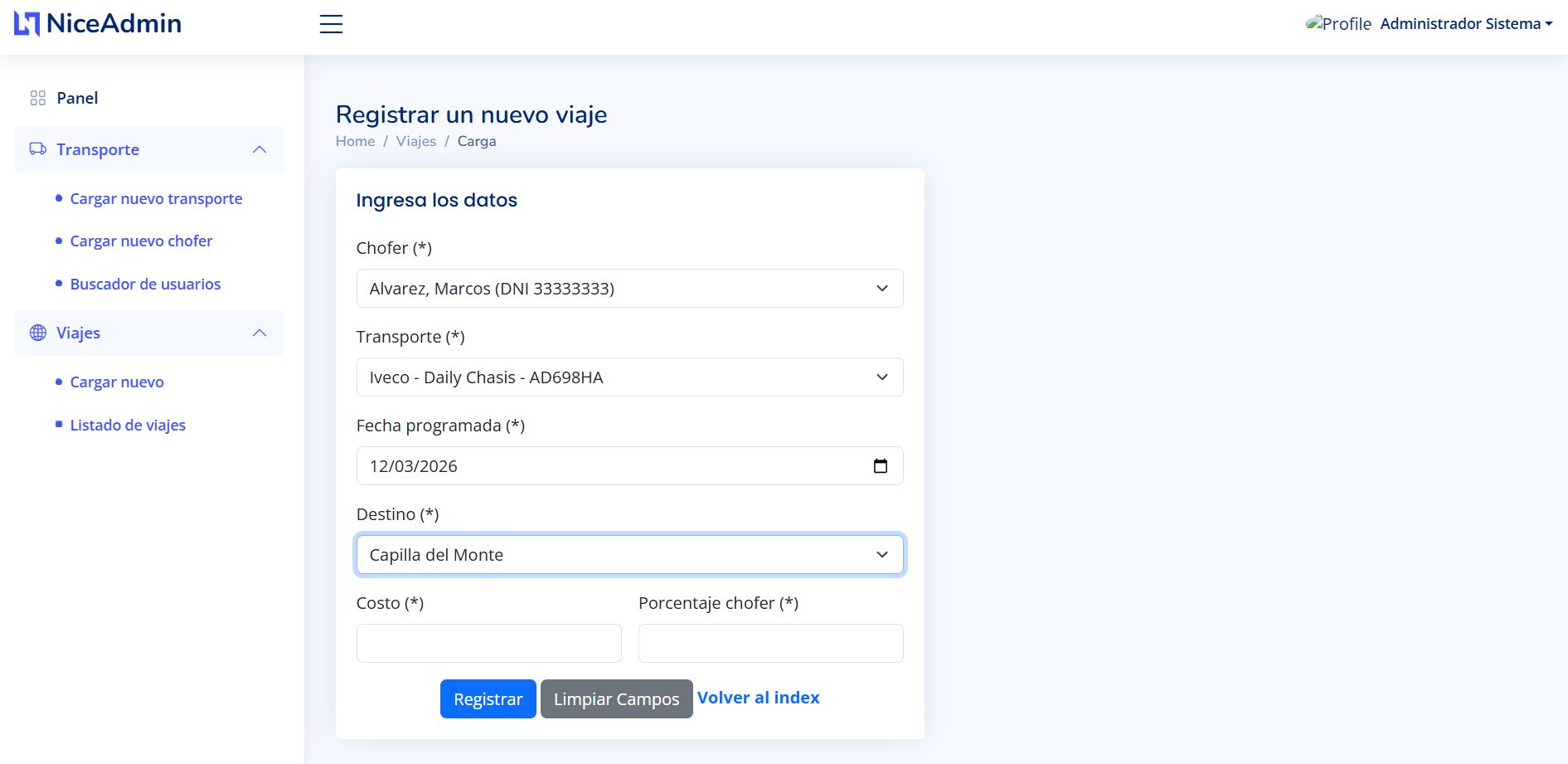 Maintree Dashboard 1